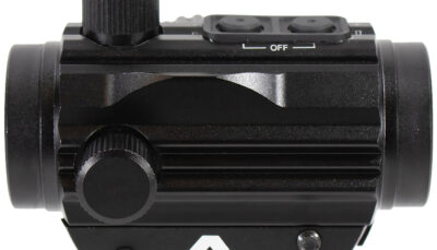 Aim Sports RD120PE Micro Dot  5 MOA Black Anodized 1x20mm Red/Green Dual Illuminated