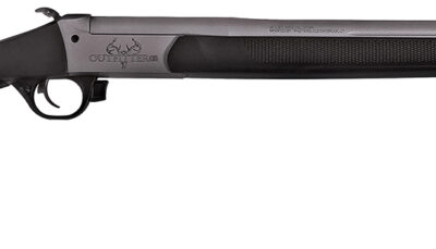 Traditions CR471130T Outfitter G3 Full Size 45-70 Gov 1rd 22" Stainless Cerakote Fluted Threaded Barrel, Drilled & Tapped Steel Receiver, Fixed Black Synthetic Stock, Right Hand