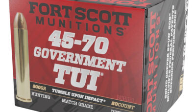 Fort Scott Munitions 4570300SCV1 Tumble Upon Impact (TUI) Brush Hog 45-70Gov 300gr Solid Copper Spun 20 Per Box/10 Case