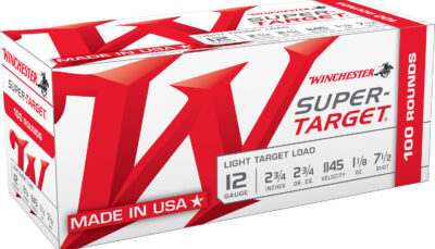 Winchester Ammo TRGT127VP Super-Target Light Target 12Gauge 2.75" 1 1/8oz 7.5Shot 100 Bx/2 Case *Value Pack