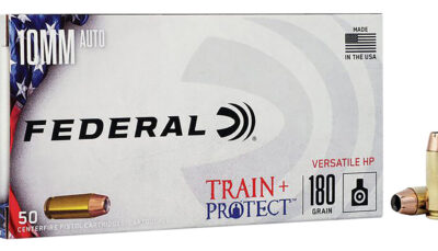 Federal TP10VHP1 Train + Protect  10mmAuto 180gr Versatile Hollow Point 50 Per Box/10 Case