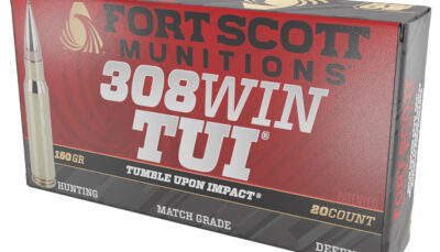 Fort Scott Munitions 308150SCV2 Tumble Upon Impact (TUI) Rifle 308Win 150gr Solid Copper Spun 20 Per Box/10 Case