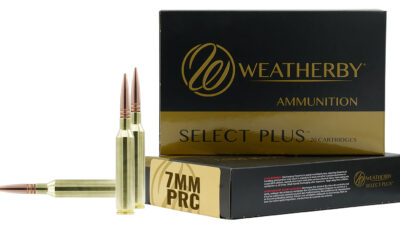 Weatherby F7PRC150SCO Select Plus  7mmPRC 150gr Swift Scirocco 20 Per Box/10 Case