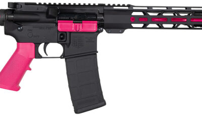 Diamondback DB175AK591 DB15  5.56x45mm NATO 16" 30+1, Black with Prison Pink Accents, Carbon Lower, 15" M-Lok Handguard, Magpul Carbine Stock, A2 Grip