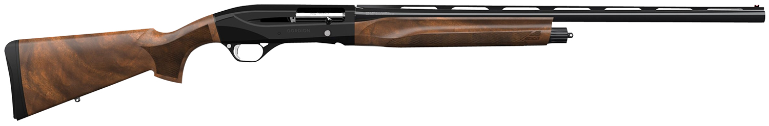 Retay USA COMGOR20PLBLK26 Gordion Compact 20 Gauge Semi-Auto 3" 4+1 26" Matte Black Vent Rib Barrel, Matte Black Anodized Aluminum Receiver, Adj LOP Turkish Walnut Stock, Right Hand