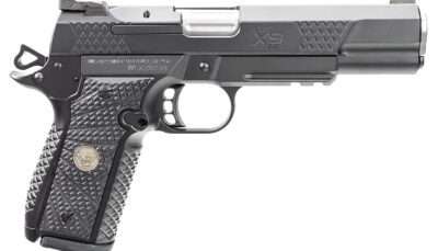 Wilson Combat 2EDCXLPR9 EDC X9 2.0 Compact Frame 9mm Luger 15+1 5" Steel Barrel, Black Armor-Tuff Serrated Stainless Steel Slide, Aluminum Frame w/Picatinny Rail, Black G10 Starburst Grip