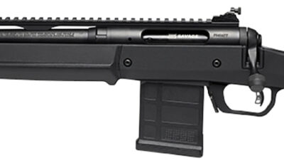 Savage Arms 58183 110 Scout Full Size 6mm ARC 10+1  16.50" Matte Black Threaded Barrel, Picatinny Rail Carbon Steel Receiver, Black Magpul Hunter Synthetic Stock Left Hand