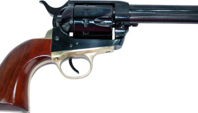 Cimarron PPP22LR Pistolero 22 LR 10rd Shot 4.75" Blued Steel Barrel Blued Cylinder Blued Steel Frame Walnut Grip Exposed Hammer