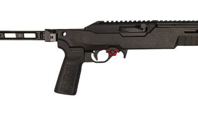 Franklin Armory 0230000BLK F22  22 LR 10+1 8" Black Threaded Barrel, Black Aluminum Receiver w/Picatinny Rail, SB Tactical 1913 Brace