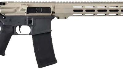 Shark Coast Tactical 300-055-1000-20 Badger 5.56 NATO 30+1 16" Black Nitride Threaded Barrel, Gray & Tan Cerakote Picatinny Rail Aluminum Receiver, Magpul SL-K Black Polymer Stock, Black Polymer Grip