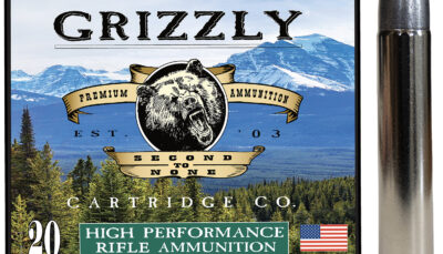 Grizzly Ammo GC45/70+P5   45-70Gov+P 405gr Wide Long Nose Gas Check 20 Per Box/10 Case