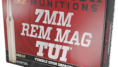 Fort Scott Munitions 7MMMAG-150-SCV2 Tumble Upon Impact (TUI)  7mm 150gr Solid Copper Spun 20 Per Box/10 Case