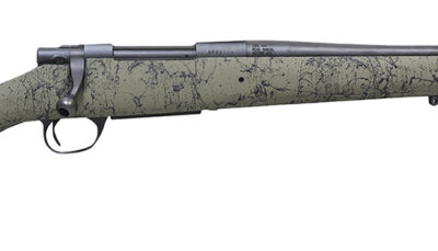 Howa HHSSL708ODG 1500 Superlite Gen2 Full Size 7mm-08 Rem 3+1 20" Black Threaded Barrel, Matte Blue Steel Drilled & Tapped Receiver, OD Green w/Black Webbing HS Precision Synthetic Stock, Right Hand