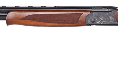 Iver Johnson Arms IJ60028 IJ600 28 Gauge Break Open 2.75" 2 Shot 28" Black Over/Under Vent Rib Barrel, Engraved Matte Black Chrome Steel Receiver, Fixed Walnut Stock
