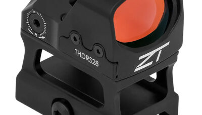 Zero Tech Optics THDRS28H Thrive HD w/High Mount Black 1x28mmx20mm, 3 MOA Red Dot Reticle Picatinny Rail/RMR Footprint Mount