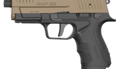 Retay USA RXP22BLKFDES13TH RXP 22 LR 13+1 4" Threaded Barrel, Flat Dark Earth Cerakote Optic Ready/Serrated Slide, Black Cerakote Polymer Frame w/Accessory Rail, RMR/RMSc Footprint