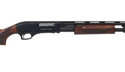 Charles Daly 930416 301 Field Compact 410 Gauge Pump 4+1 22" Vent Rib Barrel, Black Anodized Aluminum Grooved Receiver, Fixed Walnut Stock