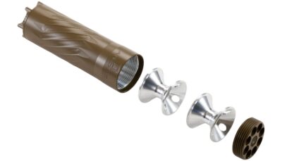 Anechoic PSQ-FDE Pipsqueak 22 22 Cal 1.10" FDE Titanium 1/2"x28