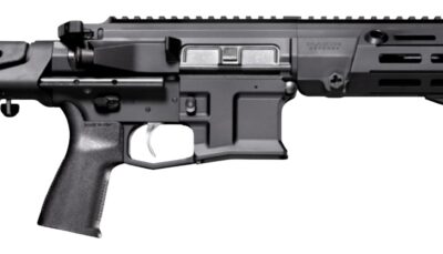 Maxim Defense  PDX  300 Blackout 5.50" Black Threaded Barrel, Black Anodized Receiver w/Picatinny Rail, M-Slot Handguard, Black Polymer Maxim SCW Pistol Brace, Black Polymer Grip, Ambidextrous