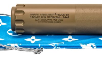 Griffin Armament GAREC5KFDEAM-W 5K RECCE 5.56mm 1.50" Flat Dark Earth Stainless Steel 1/2"x28