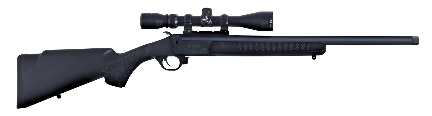 Traditions CR5-470030 Outfitter G3 w/Scope 450 Bushmaster 22" Drilled & Tapped Receiver Black Synthetic Stock 3-9x40mm Duplex