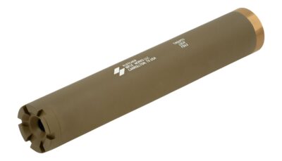 Fletcher Rifle Works TAQUITOTAN Taquito 22LR 1" Tan Stainless Steel/Aluminum 1/2"x28