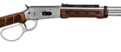 Derya Firearms RAN.20.357 RAN  357 Mag 10+1 20" Polished Nickel Threaded Barrel & Steel Receiver w/Picatinny Rail, M-LOK Forend, Walnut Fixed w/M-LOK Stock