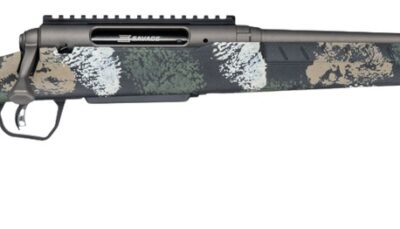 Savage Arms 33280 Axis 2 Pro 270 Win 4+1 20" Gun Metal Bronze Cerakote Spiral Fluted Threaded Barrel & Receiver w/Picatinny Rail, Forest SP Camo Fixed w/Pistol Grip Synthetic Stock, Right Hand