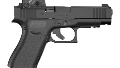 Glock PA4850B03FRMOS8A4 G48 MOS w/Aimpoint Slim Compact 9mm Luger 10+1 4.17" Black GMB Barrel, Black nDLC Steel Serrated w/Aimpoint COA Slide, Black Polymer Frame w/Accessory Rail, Right Hand