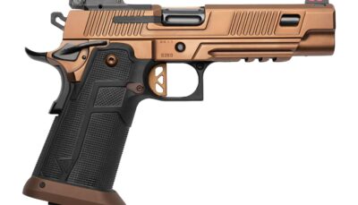 CNC Firearms CNC2K11ROGUE Kimber 2K11 Rogue w/Optic Limited Edition 9mm Luger 20+1 5" Black DLC Barrel, Custom Copper PVD Stainless Steel Lightening Cut/Optic Ready Slide & Frame w/Picatinny Rail, Cus
