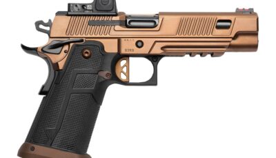 CNC Firearms CNC2K11ROGUERMR Kimber 2K11 Rogue w/Optic Limited Edition 9mm Luger 20+1 5" Custom Copper PVD Stainless Steel Lightening Cut w/Trijicon RMR 3.25 MOA Red Dot Slide, Custom Copper PVD Stain