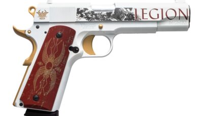 Tisas Arms Customs 10100516AA9 1911 A1 Stakeout Legion Sports South Exclusive 45 ACP 8+1 5" Carbon Steel Serrated Slide Carbon Steel Frame w/Beavertail