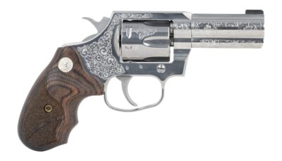Colt Mfg KCOBRASB3RBBSEG King Cobra 357 Mag 6 Shot 3" Stainless Steel Barrel, Cylinder & Frame, Walnut Grip, Transfer Bar Safety, Exposed Hammer