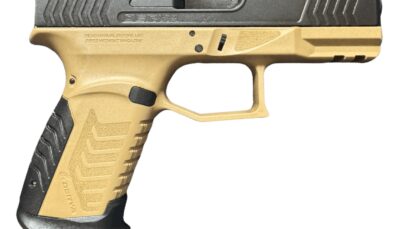 Derya Firearms DY9.BROTSS.US DY9 9mm Luger 15+1 4.02" Black Nitride Stainless Steel Optic Cut Slide, ODG Brown Polymer Frame w/Picatinny Rail, Interchangeable Backstrap Grip