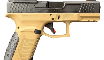 Derya Firearms DY9.BROTSS.SAUCE.US DY9 w/Optic 9mm Luger 15+1 4.02" Black Nitride Stainless Steel Optic Cut Slide w/Tactical Sauce RMR Green Dot, ODG Brown Polymer Frame w/Picatinny Rail, Interchangea