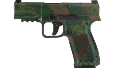 Canik HG8709-N Mete MC9LS Flying Ace 9mm Luger 17+1 3.64" Black Barrel, Steel Optic Ready Slide, Polymer Frame w/Picatinny Rail, Interchangeable Backstrap Grip