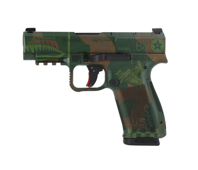 Canik HG8709-N Mete MC9LS Flying Ace 9mm Luger 17+1 3.64" Black Barrel, Steel Optic Ready Slide, Polymer Frame w/Picatinny Rail, Interchangeable Backstrap Grip