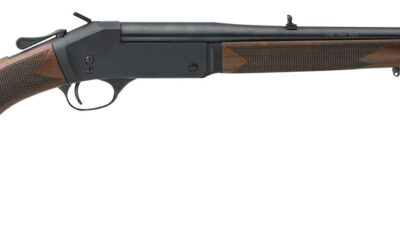 Henry H015223 Single Shot 223 Rem Caliber with 1rd Capacity, 22" Barrel, Overall Blued Metal Finish & American Walnut Stock, Right Hand (Full Size)