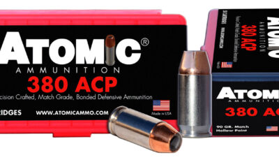Atomic Ammunition 00414 Pistol Precision Craft 380ACP 90gr Hollow Point 50 Per Box/10 Case