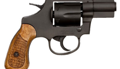 Rock Island 51283 M206 *CA Compliant Small Frame 38 Special 6rd 2" Black Parkerized Steel Barrel, Cylinder & Frame, Checkered Wood Grip, Transfer Bar Safety