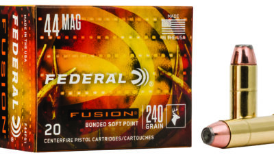 Federal F44SF1 Fusion Handgun 44RemMag 240gr Fusion Soft Point 20 Per Box/10 Case