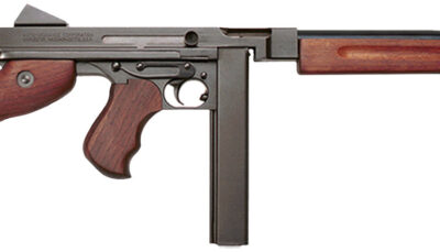 Thompson TM1C M1 Carbine Lightweight Carbine 45 ACP Caliber with 16.50" Barrel, 30+1 Capacity (Stick), Black Hard Coat Anodized Metal Finish, American Walnut Stock Wood Grip Right Hand
