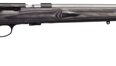 Browning 025236204 T-Bolt Target/Varmint SR 22 WMR 10+1 22" Threaded Varmint Barrel, Polished Blued Steel Receiver, Satin Gray Laminate Stock, Pachmayr Decelerator Recoil Pad, Optics Ready