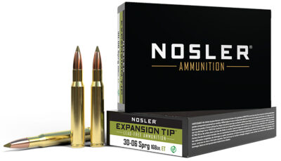 Nosler 40036 E-Tip 30-06Springfield 168gr E Tip Lead Free 20 Per Box/10 Case