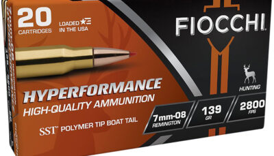 Fiocchi 7MM08HSA Hyperformance  7mm-08Rem 139gr Super Shock Tip 20 Per Box/10 Case