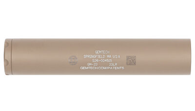 GEMTECH GM-22 SUPPRESSOR 22LR FDE