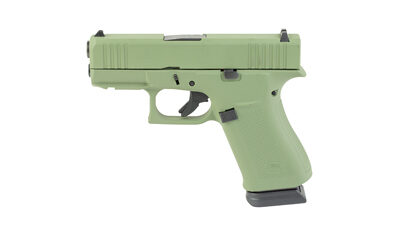 GLOCK 43X 9MM 15RD OD GREEN FRT RAIL