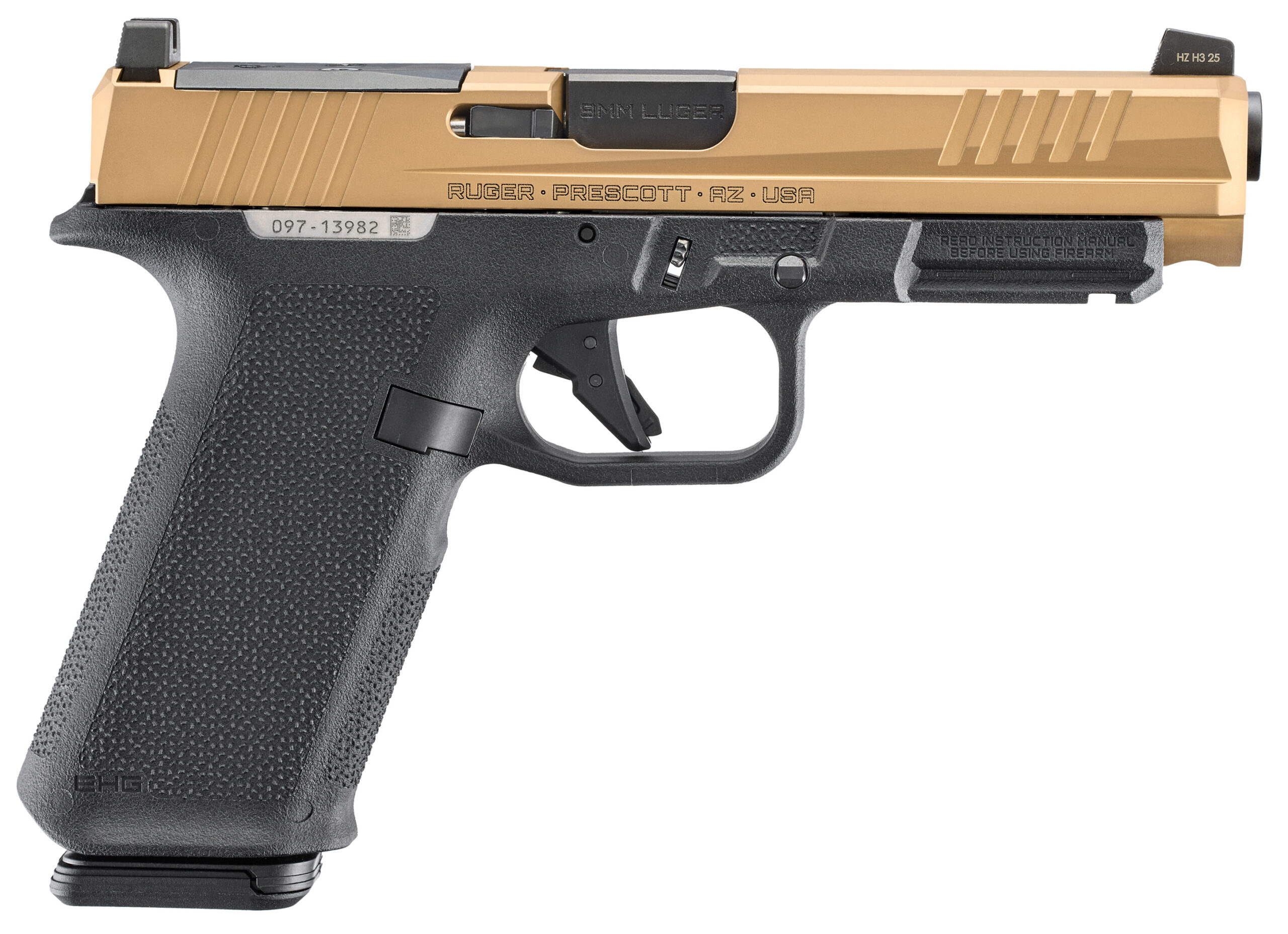 RUG RXM 9MM 4.5 COPPER/BLK 17RD