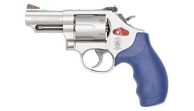 S&W 66 357MAG 6RD LTD ED SLV/BLU